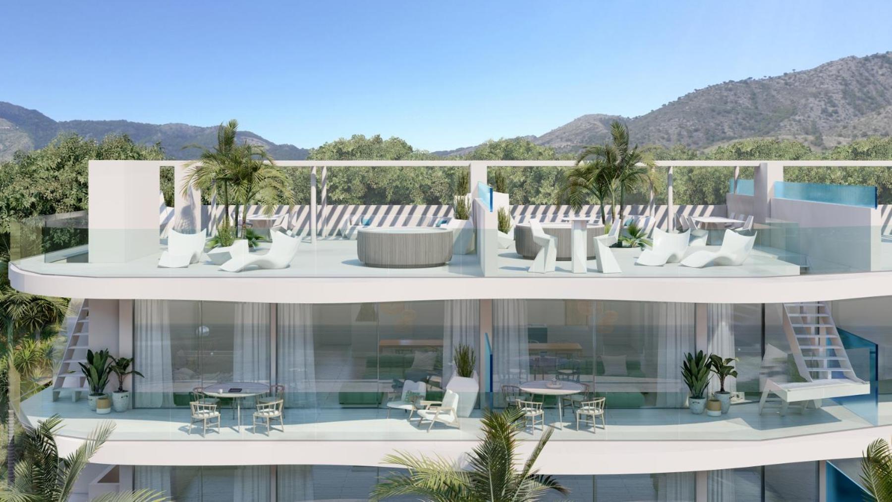 דירות פואנגירולה Panoramic Seaview Penthouse The Wave מראה חיצוני תמונה